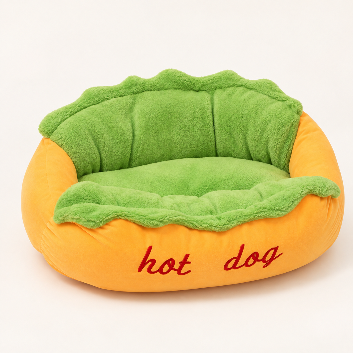 The Hot Dog Bed, front view
